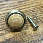 Amerock Designer London Brass Wood 1.25 Dia Cabinet Knob IBP1924-LBOK Vintage. Fixed Price $68.95.
