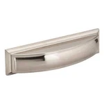 8-PK Jeffrey Alexander 436-96SN 96MM C-c Satin Nickel Annadale Cabinet Cup Pull. Fixed Price $88.00.