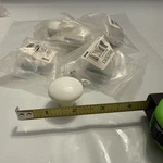 Set Of 6 Brainerd 1.25 Inch, Porcelain, Drawer Pull, Nobb. Fixed Price $16.99.