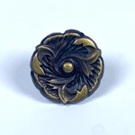 8 Allison Provincial Trim Drawer Cabinet Jewelry Knobs Antique Brass Flower 126. Fixed Price $44.99.