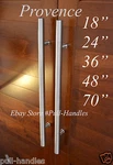 Long Door Entry Pull Handle Double Sided Stainless Steel Round Satin Nickel. Fixed Price $180.00.