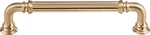 Top Knobs TK323HB Reeded 5" Center Bar Pull Honey Bronze. Fixed Price $13.46.