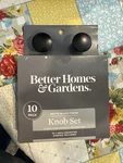 Set (matte Black Finish) Pack Of 10 Better Homes & Gardens B3. Fixed Price $12.99.