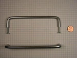 Ferum #PB1486-(SATIN Chrome) Wire Pull, Solid Brass, 6" Center-to-center. Fixed Price $9.95.