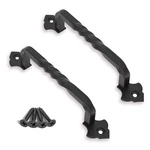 2 Pcs 5 Inch Barn Door Pull Handle Hardware Wooden Garden Gate Shed Cabinet. Fixed Price $22.77.