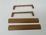 Art & Design Goo-ki 2 Pack Antique Brass Kitchen Drawer Pulls With Backplate. Fixed Price $23.19.