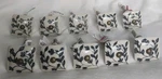 10 White Black Ceramic Drawer Pulls Pier Knobs Cabinet Hardware - Vine Design. Fixed Price $29.99.