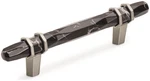 Amerock BP36648 Carrione 3-3/4" Center To Designer Cabinet Marble Black. Fixed Price $32.10.