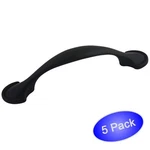 *5 Pack* Cosmas Cabinet Hardware Flat / Matte Black Pulls - #6632FB. Fixed Price $6.55.
