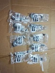 Lot OF9 Gliderite 3-3/4" Cc Deco Kitchen Cabinet Pull Satin Pewter 81092-P-1. Fixed Price $19.19.