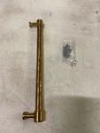 Signature Hardware 489631 Lazzara Hammered Bar Pull - Brushed Gold. Fixed Price $53.99.