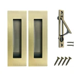Pocket Door Pull Edge Antique Brass Set, 6INCH Handles Har... Fast Ship. Fixed Price $45.99.