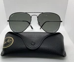 Ray-ban 58MM Aviator Classic Black Sunglasses Polarized. Fixed Price $59.99.