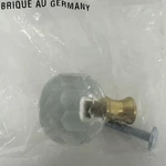 Vintage Amerock Cabinet Pull Knob Crystal 3/16" Round BP731CS Nos! Germany. Fixed Price $7.64.