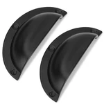 Vicycmc Matte Zinc Alloy Cabinet Cup Pulls,black Solid 2-1/2 Inch 64MM. Fixed Price $54.54.