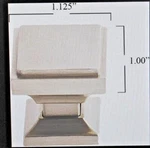 Southern Hills Brushed Nickel Metal Cabinet Knobs Pack Of SHKM002-SN-5. Fixed Price $11.99.
