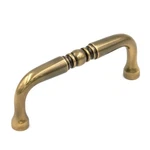 P9719-07 Sherwood Antique Solid Brass 3"CC Handle Pulls Keeler Power & Beauty. Fixed Price $7.88.