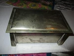 Art Deco Nickel Silver Footed Casket L&m Co. Fatima Cigarette Box 1920'S Lined. Fixed Price $40.00.