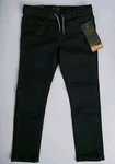 With Tags Kids Boy's Lee Tapered Fit Pull On Stretch Black Pant SZ.5. Fixed Price $20.87.