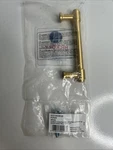 Hickory Hardware H078778BGB Maven 3" Brushed Golden Brass Cabinet Handle/drawer. Fixed Price $7.14.