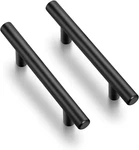 4 Pack 6 Inch Cabinet Pulls Matte Black Stainless Steel Kitchen Cupboard Handles. Fixed Price $12.74.