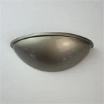 Laurey 59340 Cabinet Hardware 64MM Centers Cup Pull Geo Flat Pewter Lot. Fixed Price $18.00.
