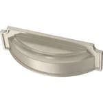 Liberty P40110C-SN Dual Mount Notched Backplate Cup Cabinet Pull Satin Nickel. Fixed Price $5.65.