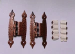 Set Of Amerock Bp 1620 Hammed Copper In Sealed Package /eight Screws. Fixed Price $5.85.