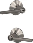 Schlage Latitude Door Lever Keyed Entry Lock, F51A. Fixed Price $24.99.