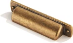 Khtumeware 10 Pack 3" Drawer Pulls Antique Brass Cabinet Cup Kitchen Hardw. Fixed Price $36.85.