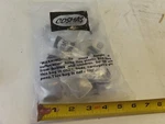 Pk Of 10, Cosmas Hardware Satin Nickel 1-1/4" Square Cabinet Knobs (4391SN). Fixed Price $19.84.