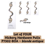 4 Hickory Hardware P7302-BOA Leaf Cabinet Pull Lot Jamestown Accents 96MM Bronze. Fixed Price $26.99.