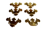 6 Brass Finish Cabinet Or Furniture Drawer Federal Style Bail Pull Handle. Fixed Price $15.95.