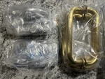 Glass Door - Set Of 6 12 Individual Handles, Hardware Brand New Crl. Fixed Price $130.00.