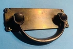 Brass Antique Vintage Hardware Arts & Crafts Mission Drawer Pull 3.25 Centers. Fixed Price $79.95.