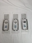 Set Of 3 New Ikea Varde 5-5/16" (128MM) Nickel Drawer Pulls/handles, 267.042.00. Fixed Price $34.99.