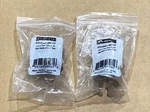 QTY.2 -liberty 1-1/3 34MM Satin Nickel & Clear Glass Round Cabinet Knob P37480C. Fixed Price $11.99.