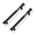 Crystal Drawer Handles, 10-PACK, 3-3/4 Inch Hole Spacing Black Cabinet Pulls .... Fixed Price $51.02.