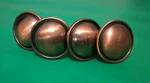 4 Antique Copper Knobs Handle Pull Kitchen Dresser Cabinet Hardware Round. Fixed Price $17.00.
