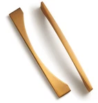 Goo-ki Brushed Brass Cabinet Pull Handles 7.6 Zinc Alloy Pk Minimalist Style. Fixed Price $12.35.