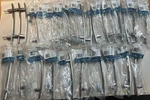 Amerock Cyprus BP9362-G10 Modern Satin Nickel Arch Cabinet Pull Lot Of 28. Fixed Price $90.00.