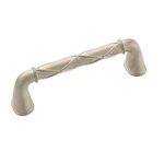 Amerock Satin Nickel (matte) Lattice Arch Handle Cabinet Pull, 3-3/4" (96MM) Ctc. Fixed Price $7.99.