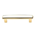 Baldwin Severin Fayerman 4357.030 Solid Brass 4" Center-center Bar Cabinet Pull. Fixed Price $14.21.