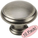 *10 Pack* Cosmas Cabinet Hardware Antique Silver Round Knobs #5422AS. Fixed Price $11.98.
