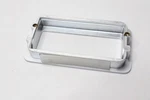 (5-PK) Hafele Flush Handles Chrome Plated Zinc Alloy 110MM X 56MM 155.00.560. Fixed Price $8.37.