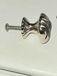 Lot Of 24 Amerock Expressions 1-3/8" Length Cabinet Knob Sterling Nickel Finish. Fixed Price $17.95.