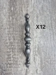 12 Vtg Amerock Carriage House Drawer Pulls 3" Centers Nos BP-178-AS. Fixed Price $29.99.