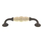 Top Knobs Chateau Ceramic Pull 5" (128MM) Ctr German Bronze Bone Crackle M88. Fixed Price $18.08.