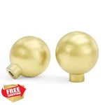 Goldenwarm 10PK Brushed Cabinet Knobs Round Ball Single Hole Dresser. Fixed Price $27.99.