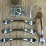 Amerock Windham Drawer Pulls Set Of 4 Spoon Foot Satin Nickel. Fixed Price $8.80.